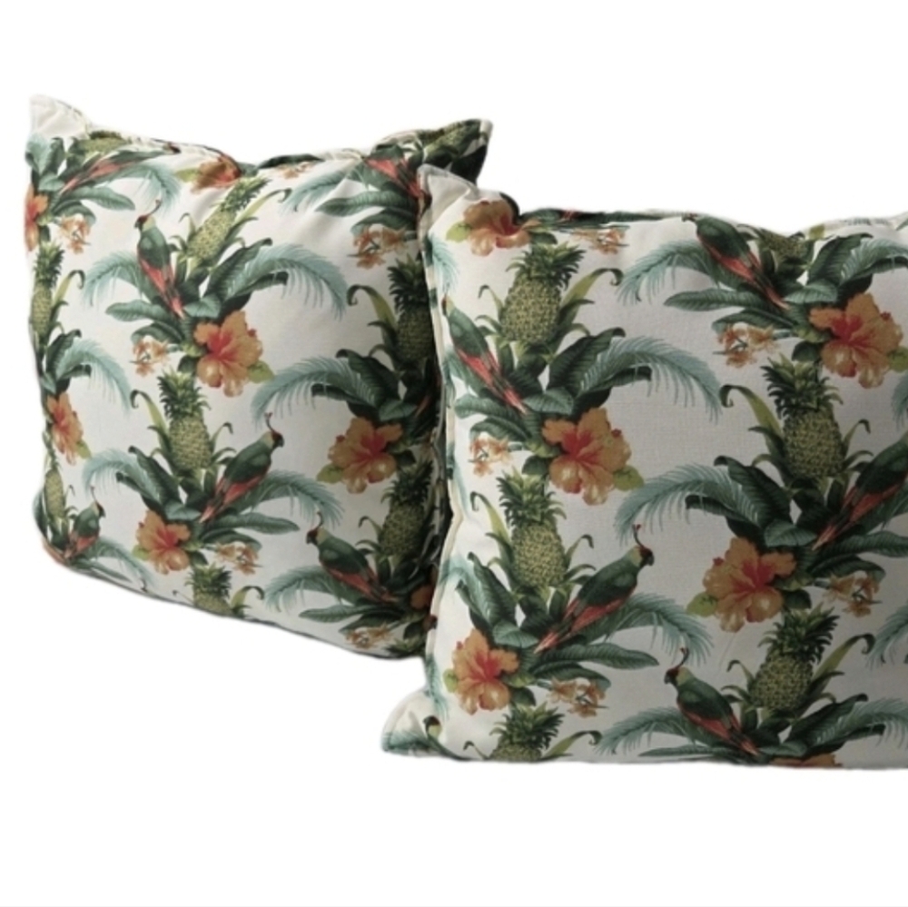 Tommy Bahama Tropical Floral Throw Pillow Set